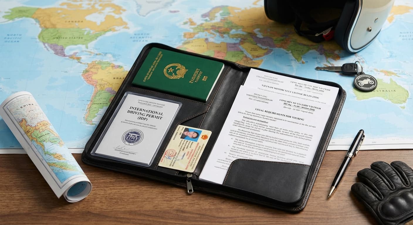 Motorcycle touring legal requirements and documentation guide - Vietnam Motorcycle License Rules (2026): Do You Need an IDP?