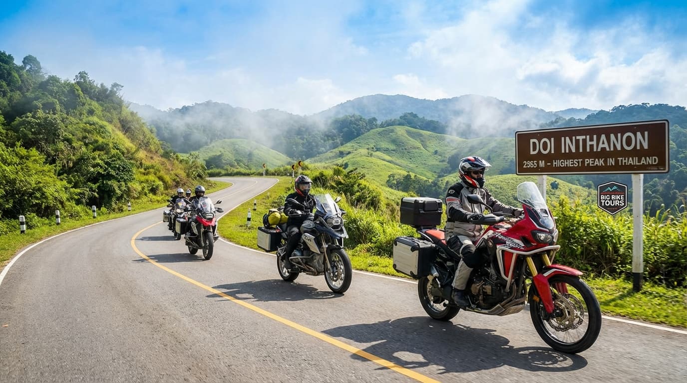 1 DAY TOUR (Doi Inthanon) - motorcycle tour in Thailand