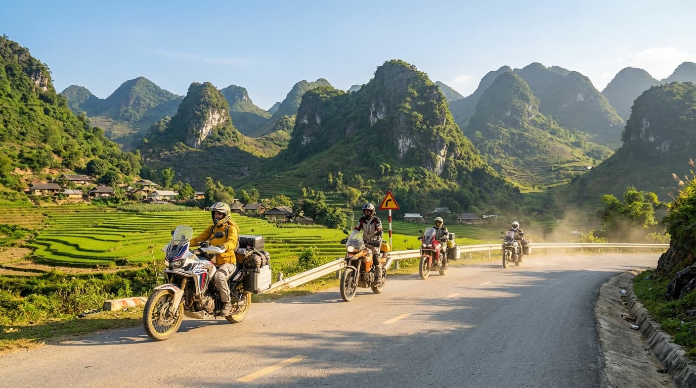 Motorcycle tours in Vietnam