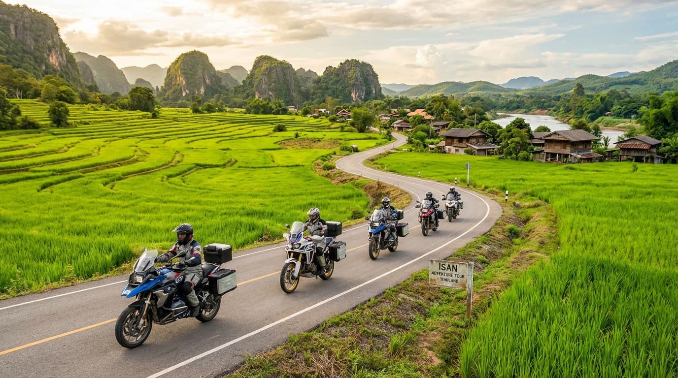 THE EASTERN THAILAND ISAN ADVENTURE TOUR - motorcycle tour in Thailand