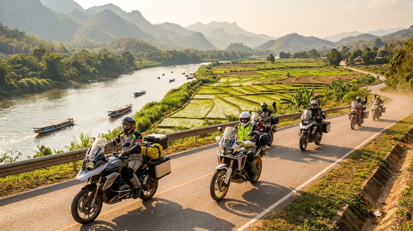 THE MEKONG RIVER TOUR - motorcycle tour in Thailand