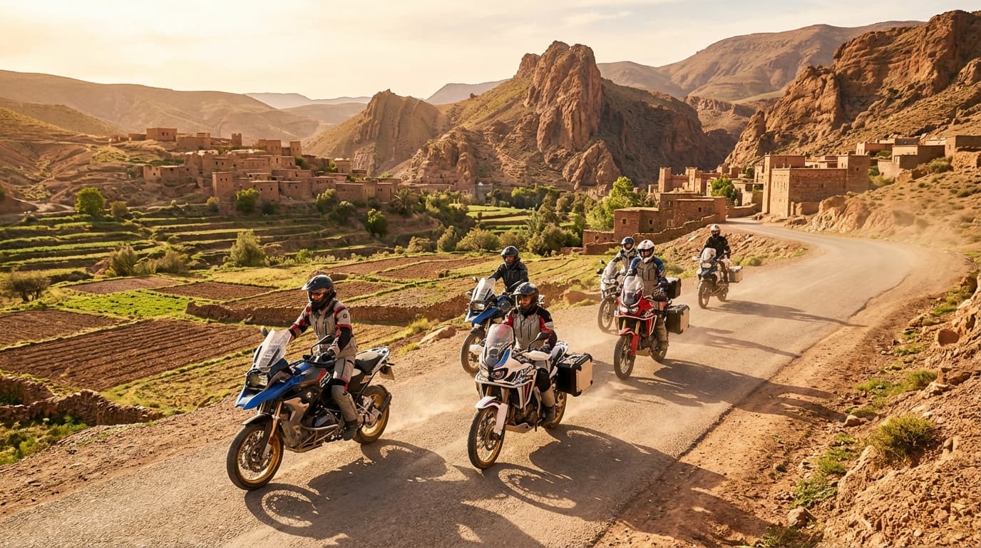 Moroccan Mountains Adventure Tour - motorcycle tour in Morocco