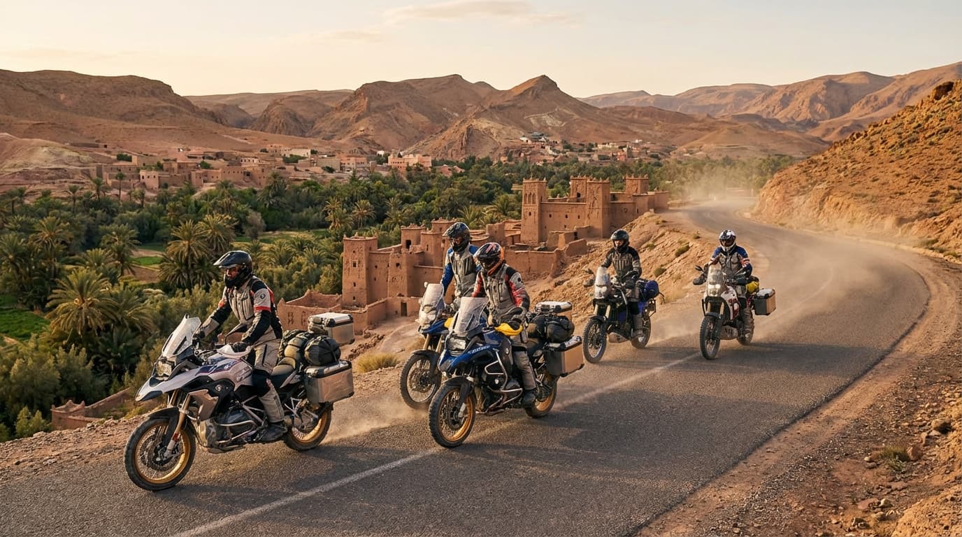 Magical Morocco Motorcycle Tour Mountains, Oases & Casbahs - motorcycle tour in Morocco