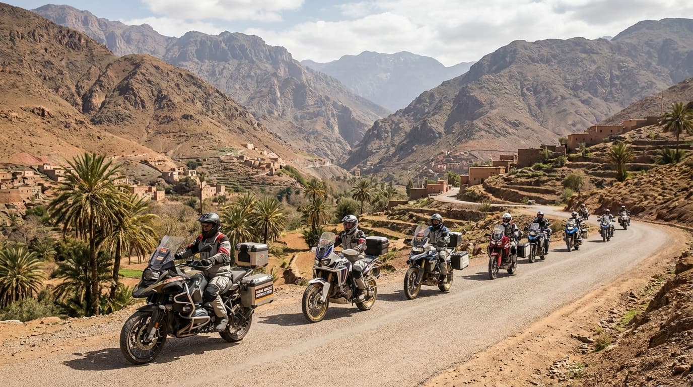 Magical Morocco Motorcycle Tour Mountains, Oases & Casbahs - motorcycle tour in Morocco