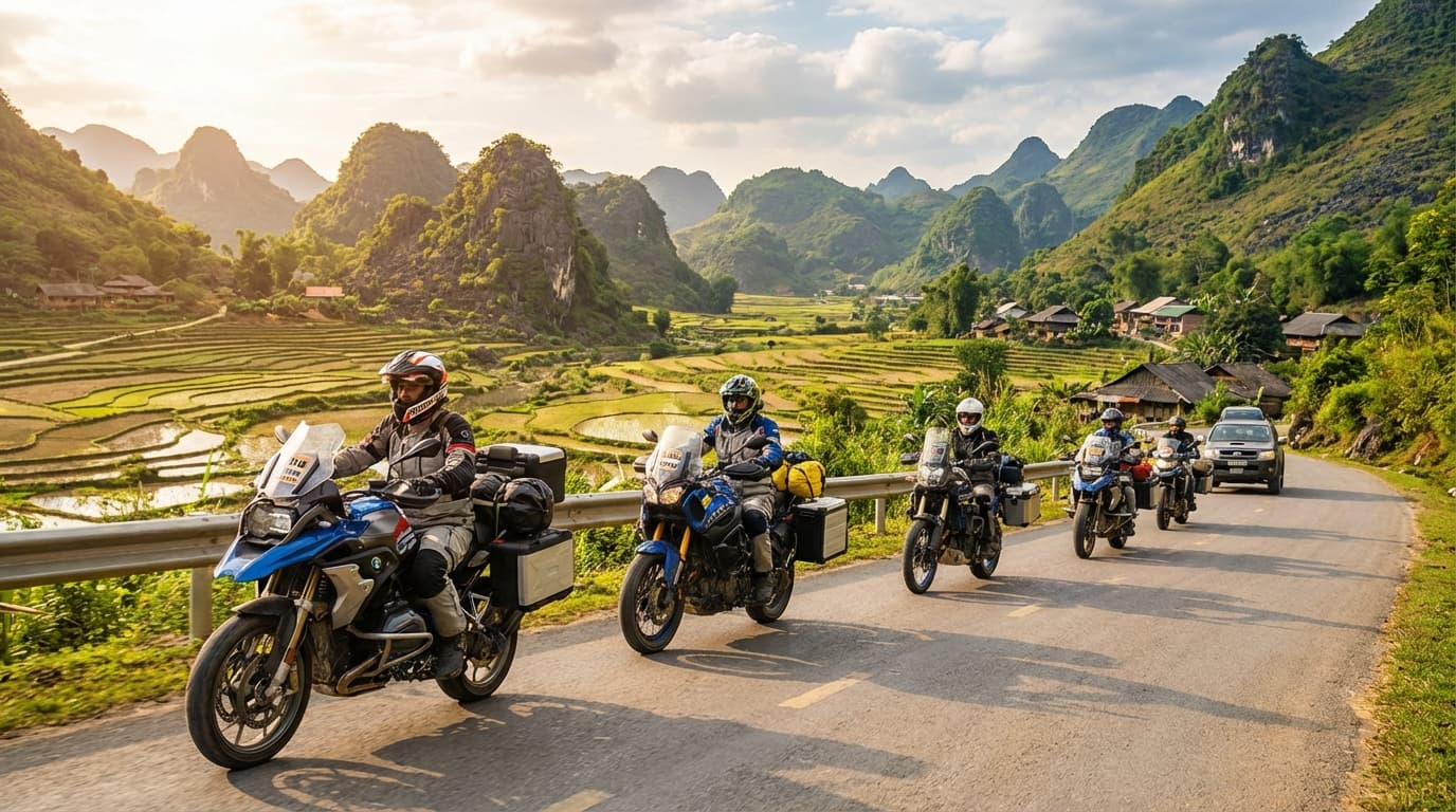 20 DAY TOUR (Vietnam, Laos & Thailand) - motorcycle tour in Vietnam