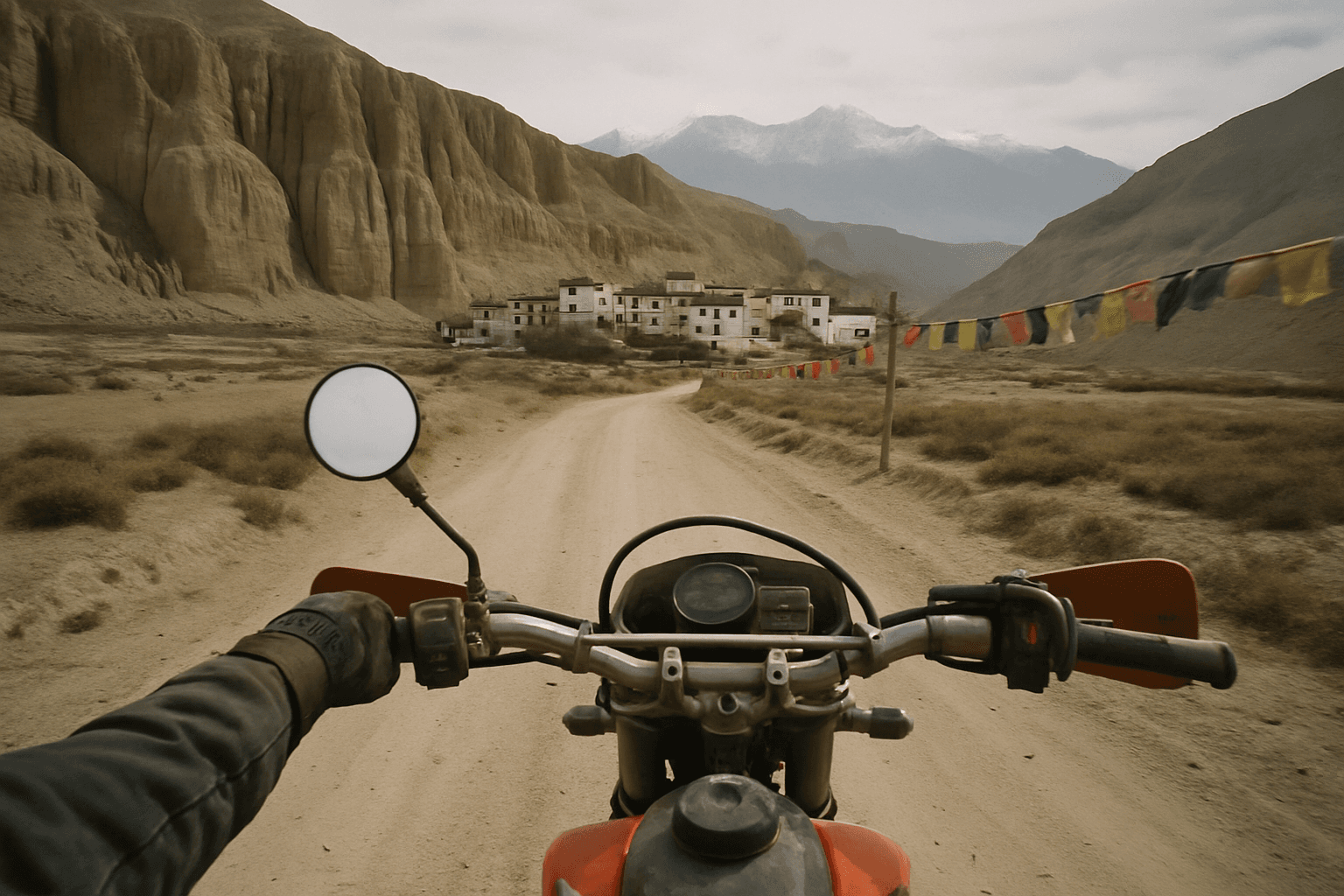 upper mustang motorbike tour 11 days kathmandu
